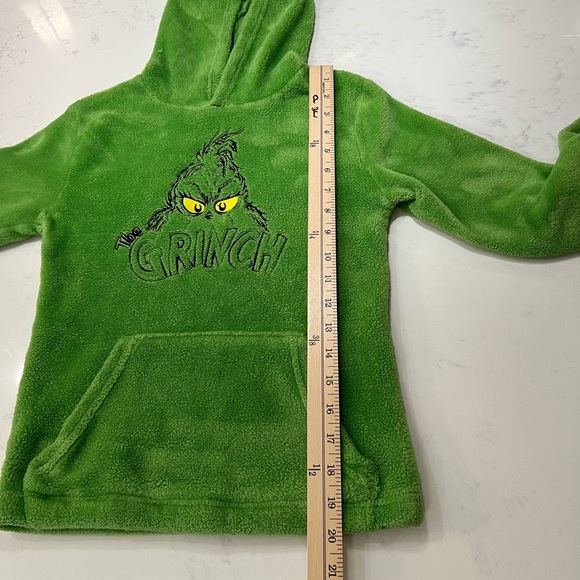 Cozy Green Grinch Kids Hoodie - Picture 5 of 8